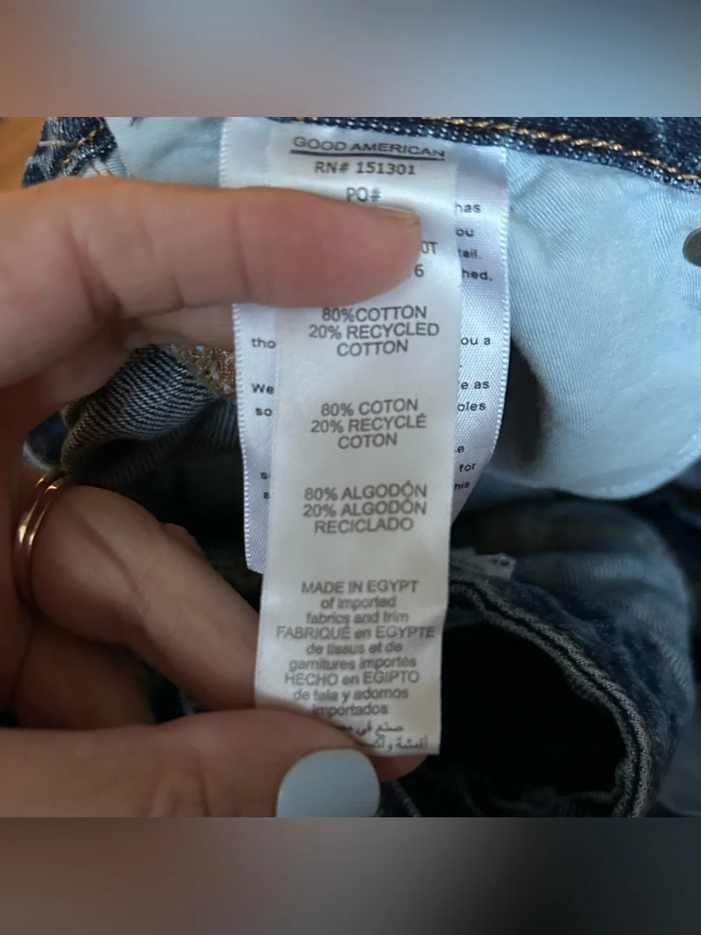 Good American Cut Out Mini Skirt Size 15 - Picture 10 of 10